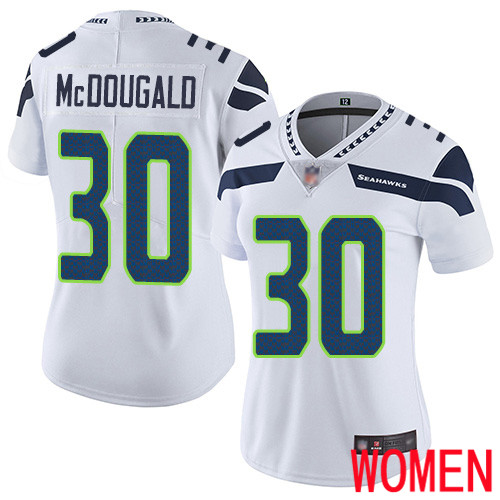 Seattle Seahawks Limited White Women Bradley McDougald Road Jersey NFL Football 30 Vapor Untouchable